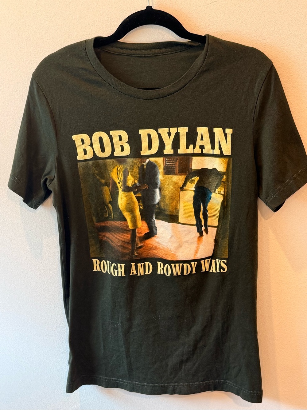 Bob Dylan Rough and Rowdy Ways 2022 US Tour Graphic T-Shirt Medium